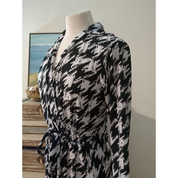 Jon & Anna wear to work black and white dress size large - Picture 2 of 4